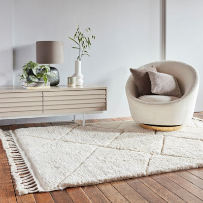  - Asiatic Fes Fe01 Shaggy Rug-120Cm X 170Cm