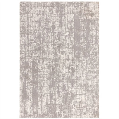 Grey Abstract Luxurious Modern Easy To Clean Rug For Dining Room Bedroom & Living Room-200Cm X 290Cm from B&Q