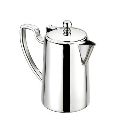 Arthur Price Of England 0.4L Stainless Steel Short Spout Hot Water Jug Or Coffee Pot from B&Q