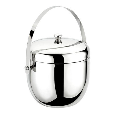 Arthur Price Of England 6" Stainless Steel Insulated Ice Bucket from B&Q