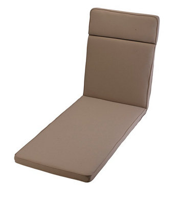 Glendale Garden & Leisure Stone Sun Lounger Outdoor Garden Furniture CushionL198 X W60 X H4 Cm from B&Q