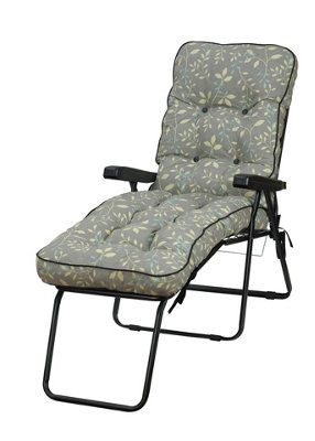 Glendale Garden & Leisure Deluxe Lounger Country Teal Glendale from B&Q