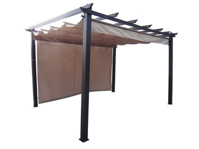 Glendale Garden & Leisure Single Curtain Only For SevilleL300 X W300 CmMocha from B&Q