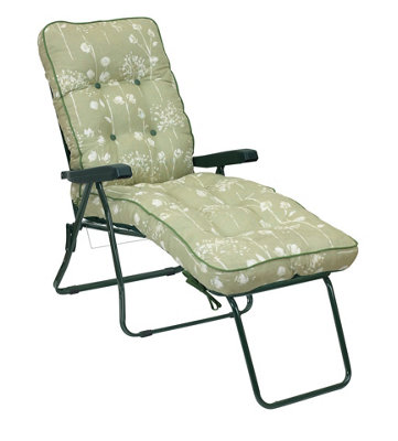 Glendale Garden & Leisure Deluxe Lounger Renaissance Sage from B&Q
