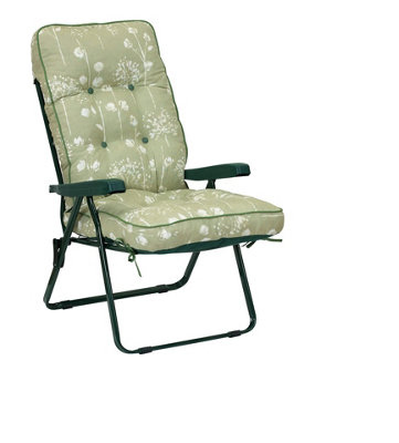 Glendale Garden & Leisure Deluxe Recliner Renaissance Sage from B&Q