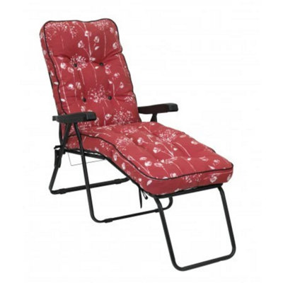 Glendale Garden & Leisure Deluxe Lounger Renaissance Rouge from B&Q