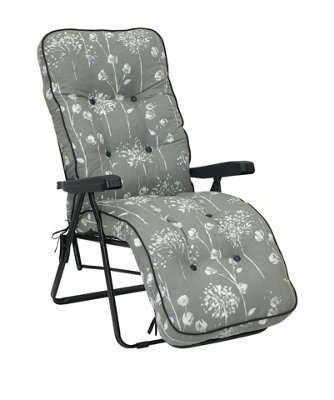 Glendale Garden & Leisure Deluxe Relaxer Renaissance Grey from B&Q