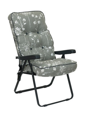 Glendale Garden & Leisure Deluxe Recliner Renaissance Grey from B&Q
