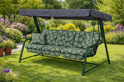 Glendale Garden & Leisure Vienna 3  Seater Hammock Aspen Green from B&Q