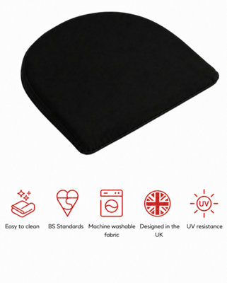 Glendale Garden & Leisure Sp 40 X 40Cm D Pad Two Pack Black from B&Q