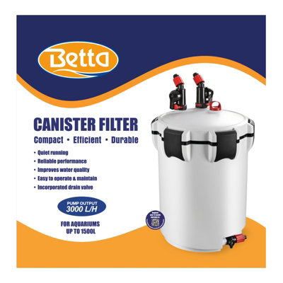 Betta X-30 Canister External Filter Up To 1500L from B&Q
