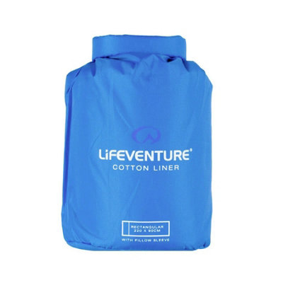 Lifeventure Cotton Sleeping Bag Liner - Rectangle - Image 6