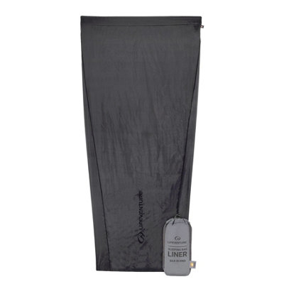 Lightweight Compact Silk Liner - Lifesystems Silk Sleeping Bag Liner (Mummy) - Image 6
