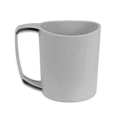Lifeventure Ellipse Durable Plastic Camping MugLight Grey from B&Q