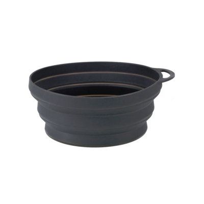 Lifeventure Ellipse Silicone Collapsible BowlGraphite from B&Q