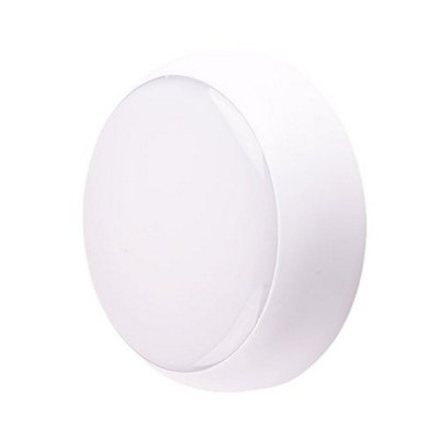 Fern Howard Led Wall Light Or Ceiling Light Flush Fitted 325mm Round Icebreaker Emergency Bulkhead 1900Lm Ip44 from B&Q