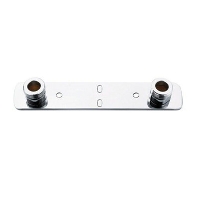 B&Q -  Bar Valve Fixing Plate Shower Mounting Bracket