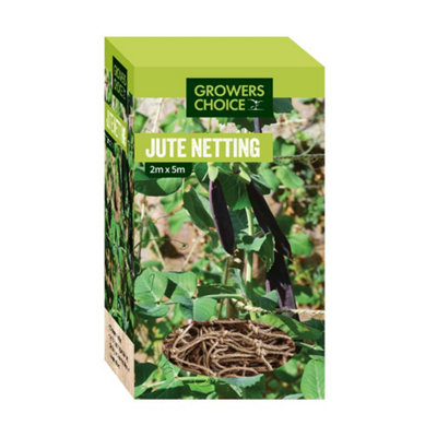 Growers Choice by Tildenet Growers Choice Jute Plant Support Netting2M X 5M from B&Q