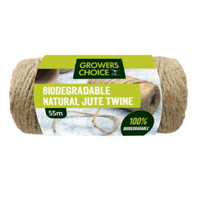 Growers Choice by Tildenet Growers Choice Biodegradable Natural Jute Twine 100G / 55M from B&Q