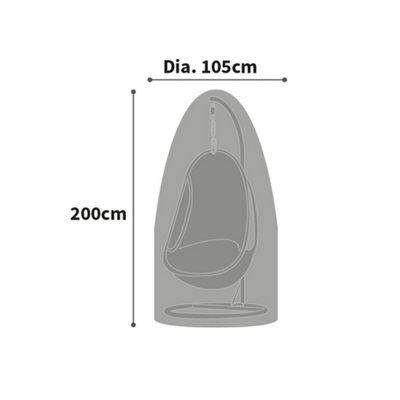 Bosmere All-Weather Protector Hanging Chair Cover Reversible 200Cm X 105Cm All Weather Protection 6 Year Guarantee from B&Q