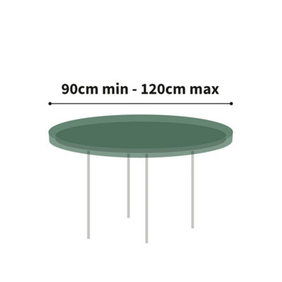 Bosmere All-Weather 4 To 6 Seat Circular Table Top Cover Reversible 120Cm All Weather Protection 6 Year Guarantee from B&Q