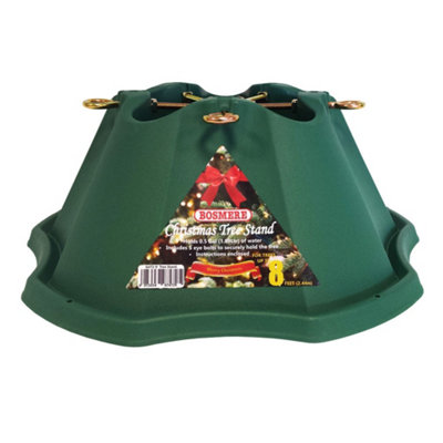 Bosmere Heavy Duty Adjustable Christmas Tree Stand For Trees Up To 8Ft And 5 Inch Trunk With A  1.8L  Water Hydration Tank from B&Q