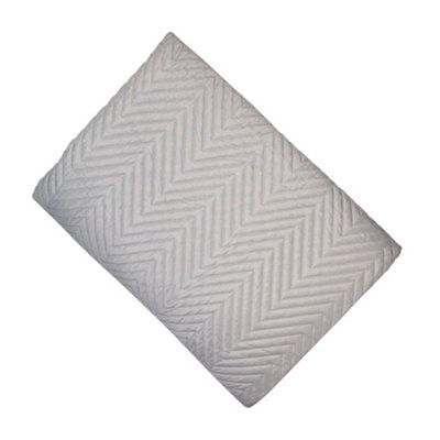 Malini Grey Geometric Plain Quilt