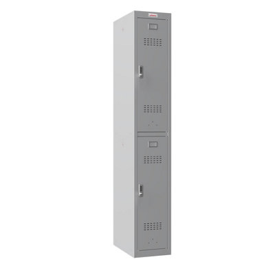 Phoenix Safe Company Phoenix Pl Series Pl1230Gge 1 Column 2 Door Personal Locker In Grey With Electronic Locks from B&Q