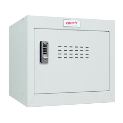 Phoenix Safe Company Phoenix Cl0344Gge Size 1 Light Grey Cube Locker With Electronic Lock from B&Q