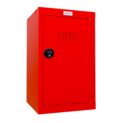 Phoenix Safe Company Phoenix Cl0644Rrc Size 3 Red Cube Locker With Combination Lock from B&Q
