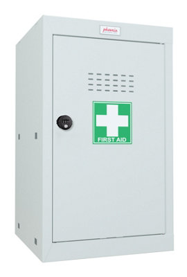Phoenix Safe Company Phoenix Mc0644Ggc Size 3 Light Grey Medical Cube Locker With Combination Lock from B&Q