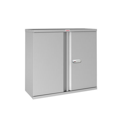 Phoenix Safe Company Phoenix Sc Series Sc1010Gge 2 Door 1 Shelf Stationery Cupboard In Grey With Electronic Lock from B&Q