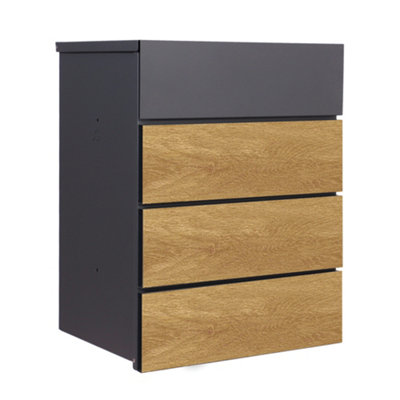 Phoenix Safe Company Phoenix Top Loading Smart Parcel Box Pb1331Awk With Key Lock from B&Q