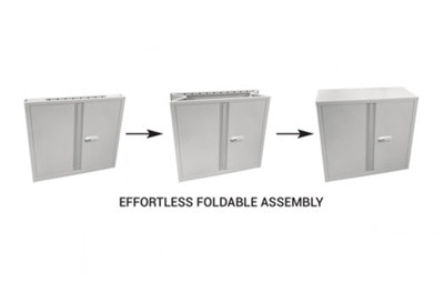 Phoenix Safe Company Phoenix Scf Series Scf0891Gge 2 Door 1 Shelf Foldable CupboardBuild In Two Minutes from B&Q