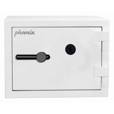 Phoenix Safe Company Phoenix Fortress Ss1452K Security Safe In Scratch-Resistant White Paint With Double-Bitted Key Lock from B&Q
