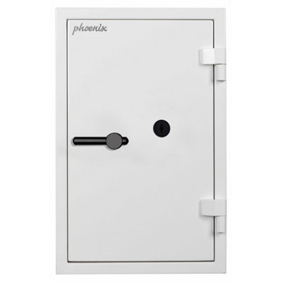 Phoenix Safe Company Phoenix Fortress Ss1455K Security Safe In Scratch-Resistant White Paint With Double-Bitted Key Lock from B&Q