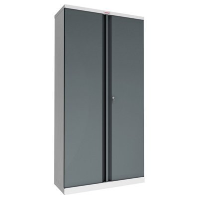 Phoenix Safe Company Phoenix Scl Series Scl1891Gak Steel Storage Cupboard W/ Key Lock In Anthracite Grey from B&Q