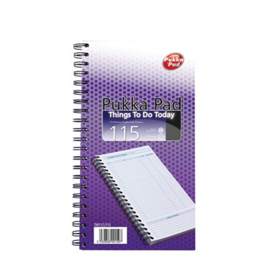 Pukka Pad  Wirebound Things To Do Today Book 152X280mm - Image 3