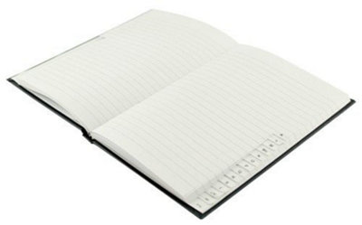 Q-Connect Casebound Index Notebook 192 Pages A5 from B&Q