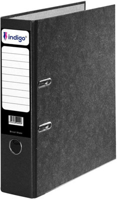 Indigo Foolscap Office Cloud Lever Arch File 70mmPack Of 5 from B&Q