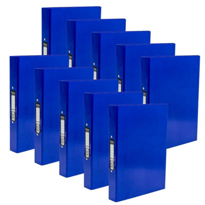Pukka Pads Pukka PadBrights A4 Ringbinder Files With 2 O-Ring Mechanism 10 Pack 40mm Spine With Customisable Label For Large Amounts Of from B&Q