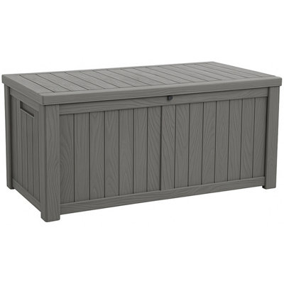 Centurion Supports Tungsten 450 Litre 119 Gallon Waterproof Extra Large Lockable Easy-Open Garden Storage Box Outdoor Organiser In from B&Q