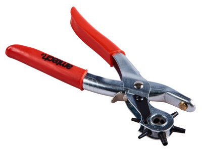 Amtech B1400 Revolving Leather Punch PlierHole Puncher For BeltCanvasPlasticsAnd Textiles from B&Q