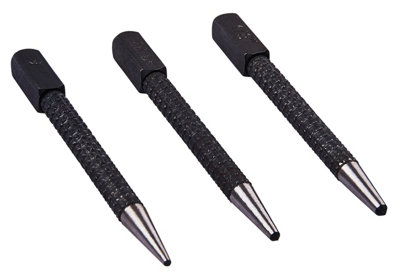 B&Q -  H0900 3 Piece Centre Punch Set