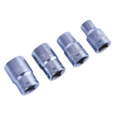 B&Q -  4 Piece 13mm (1/2") Drive Socket SetI0200 - Image 4