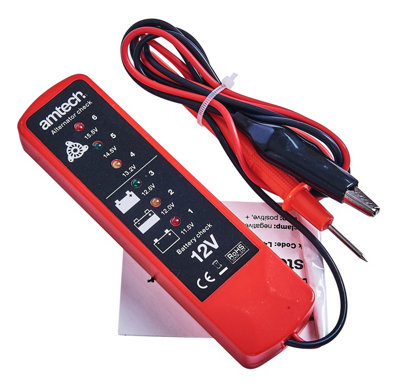 Amtech L4300 Battery And Alternator Tester from B&Q