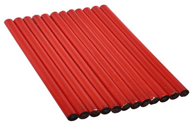 Amtech H2100 12 Piece Carpenter's Pencil Set from B&Q