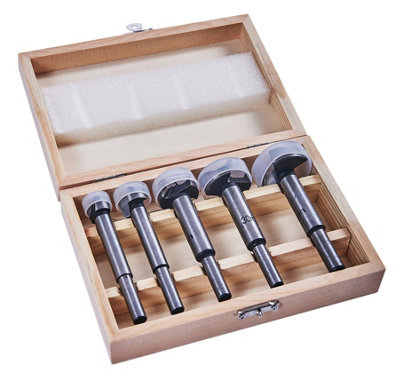 B&Q -  F3800 5 Piece Forstner Bit Set