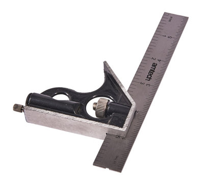 Amtech P4020 150mm (6'') Combination Square from B&Q