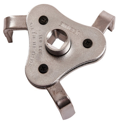 TWO WAY OIL FILTER WRENCH FUEL TOOL QUALITY 3 LEG 63-100mm REMOVER CAR - Image 3